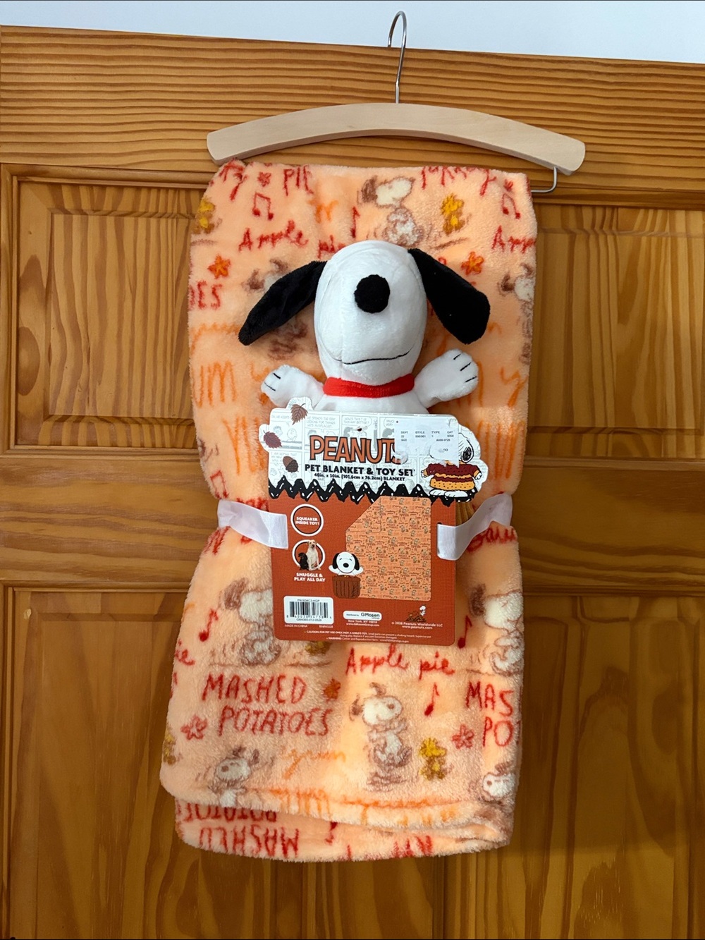 Peanuts Halloween Pet Blanket & Plush Toy Set